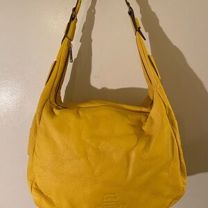 Ralph Lauren Vibrant Yellow Hobo Bag